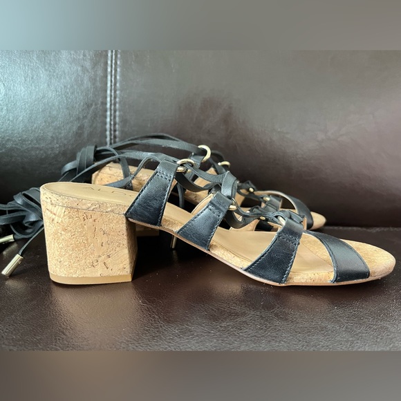 Aldo black lace-up sandals - Picture 4 of 5